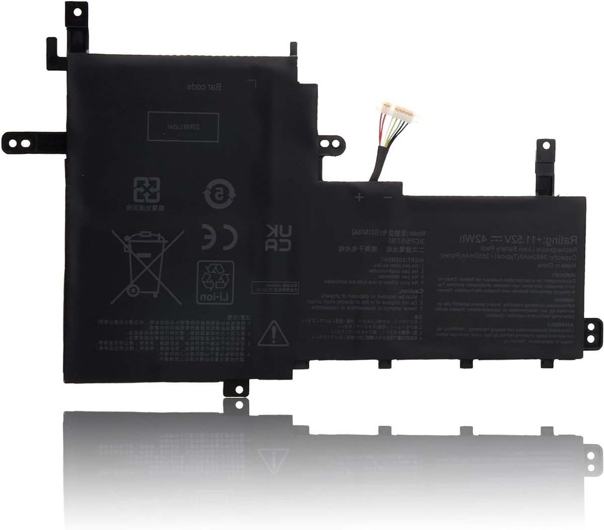 Vervangende Laptop Accu voor ASUS VivoBook S15 - Compatibel met X513EA, X531F en S5500F - Duurzame energiebron voor langdurig gebruik