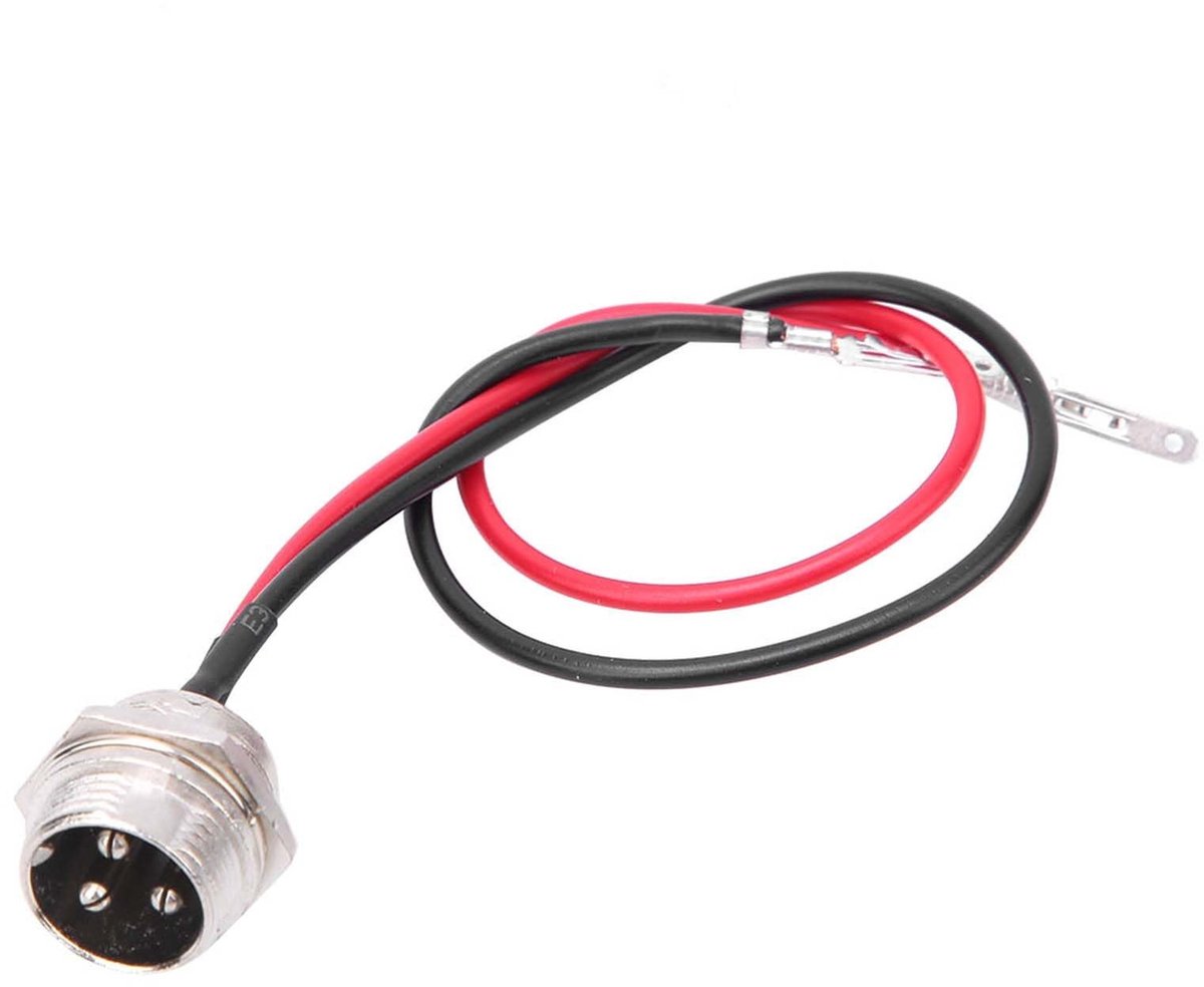Dailygoods - Dailygoody - Elektrisch Scooter Opladen Haven Connector - Gemakkelijk te installeren - 23cm - Hoogwaardige kwaliteit - Ideaal voor vervanging - Geschi