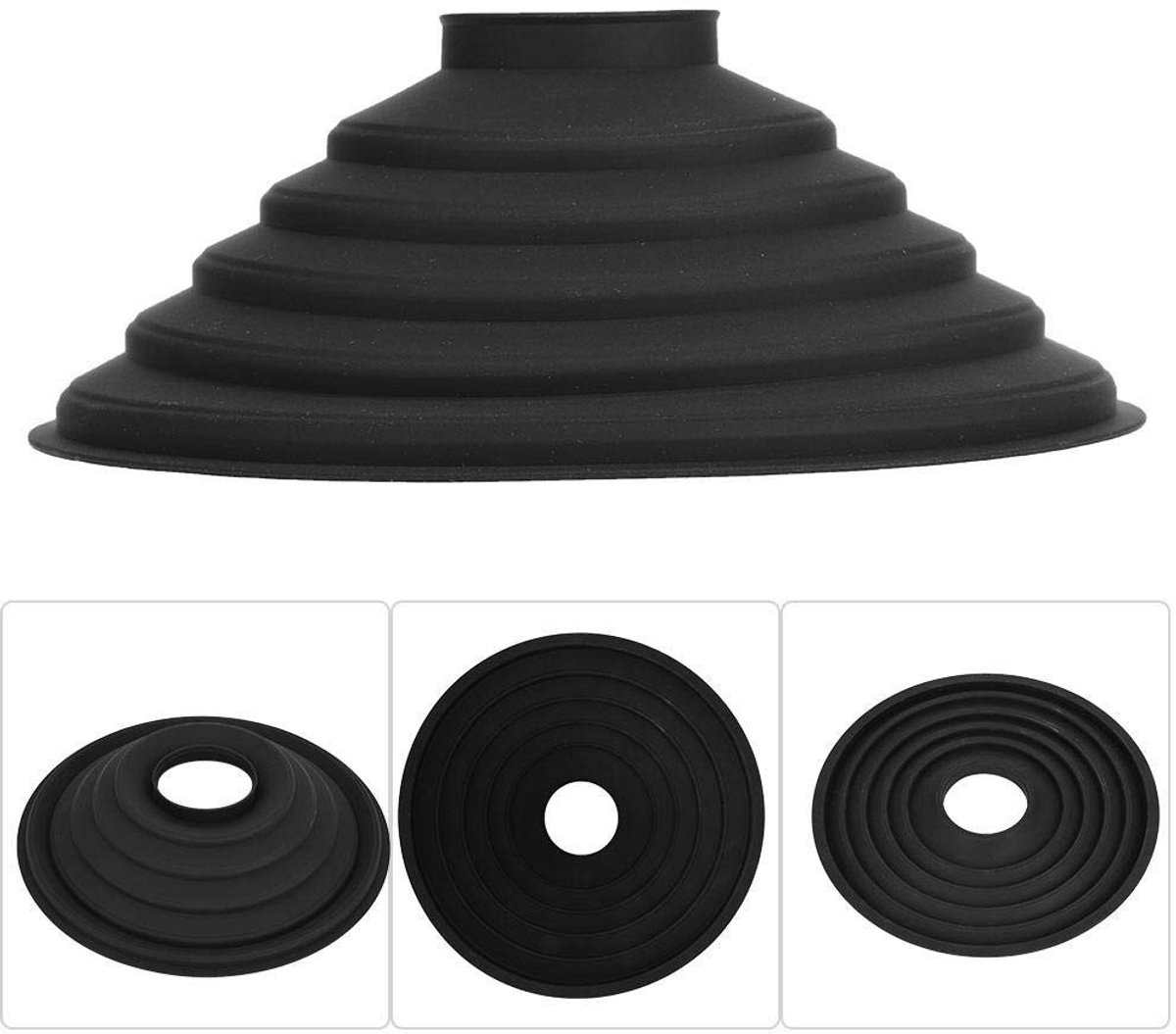 Dailygoods - Dailygoody - Vouwbare Lenskap - Glare Vermijden - Silicone Materialen - Rood - 210mm Buiten Diameter