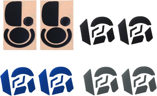 Muis Skates Stickers - Vervangende Voetjes - Gaming Prestaties Verbeteren - Hoge Polymere Composieten - 2 Sets - Zwart — afbeelding 5