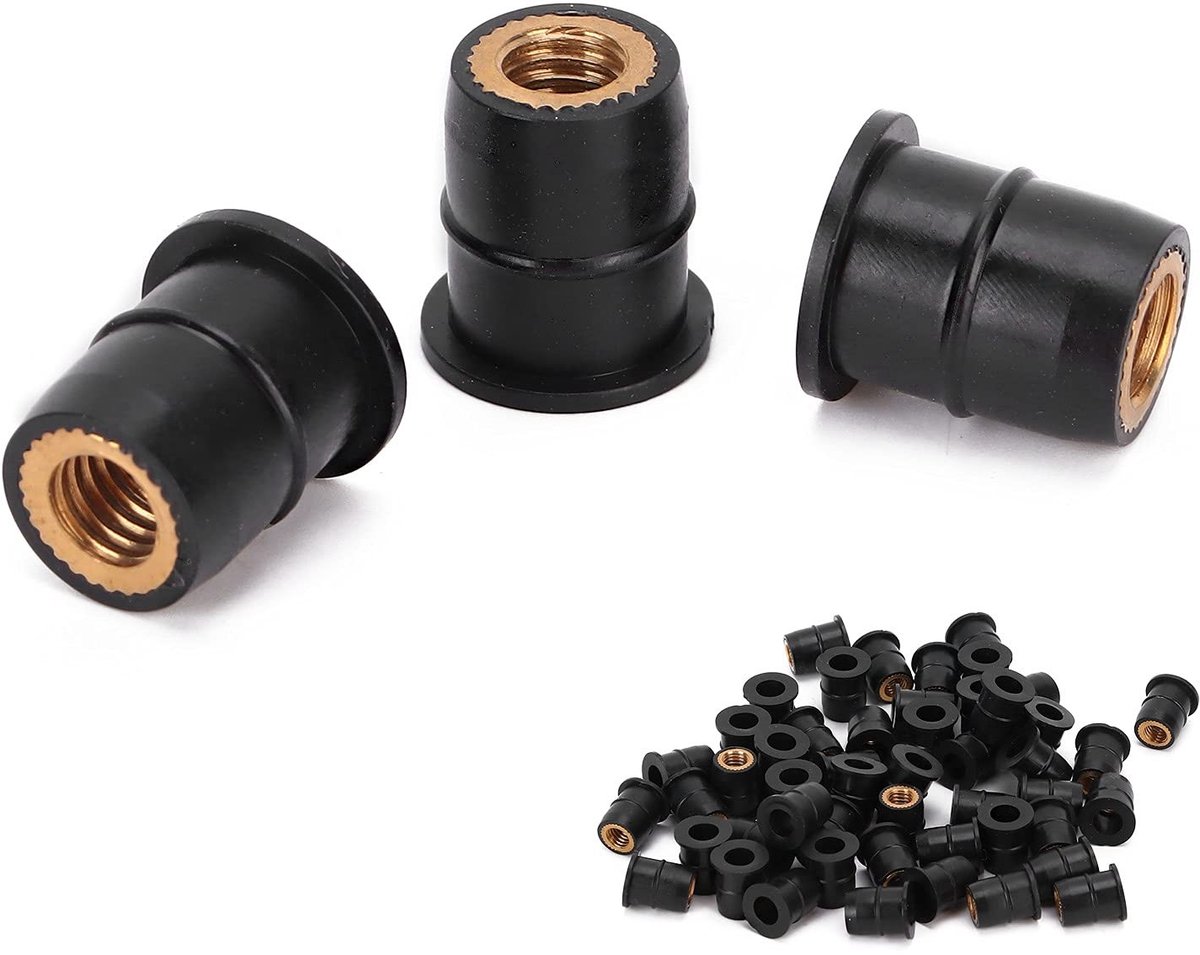 Dailygoods - M6 Moeren voor Motorfietsen en ATV's (50 Stuks)