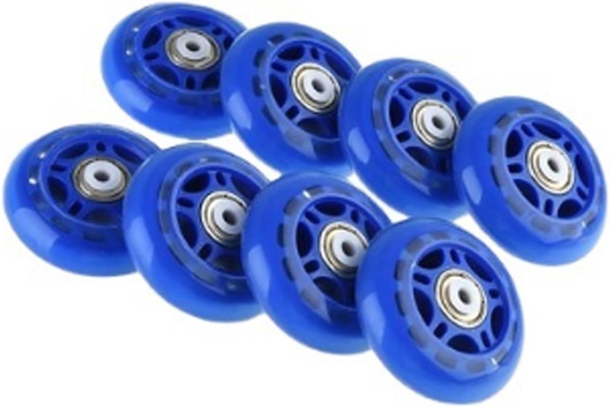 Skeeler Wielen Rolschaats Onderdelen Soepel Skaten Duurzaam PU Materiaal 8 Pack 64MM
