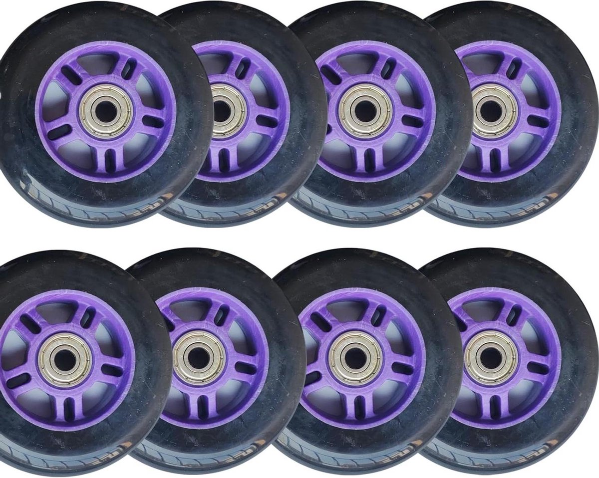 Skeelerwielen Set Vervangende Wielen Soepel Skeeleren Hoge Elasticiteit 100 mm 85A