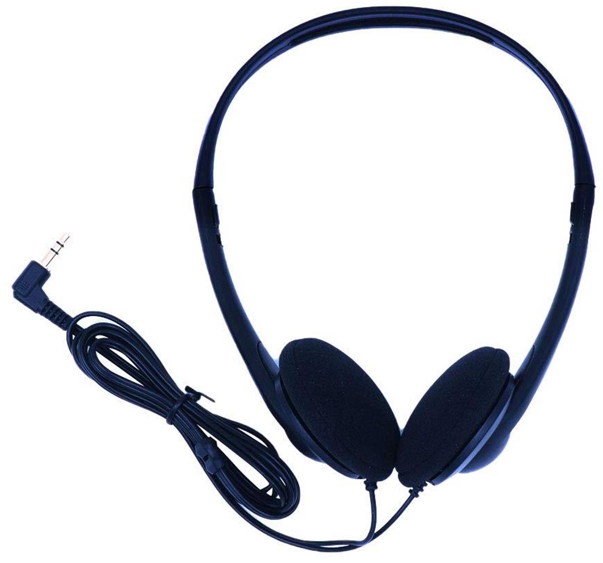 Stereo Hoofdtelefoon - PC headset - Online communicatie - Verstelbare microfoon - 19 cm - Zwart