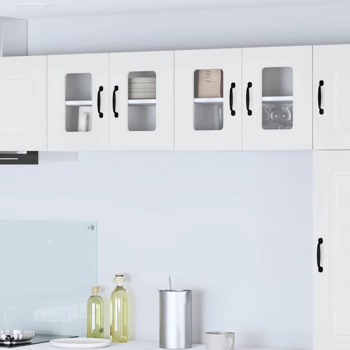 Keukenkast Omouw - Ovenkast Magnetronkast - Keuken Organiseren - Ruimtebesparend Ontwerp - 60 x 31 x 40 cm - Wit