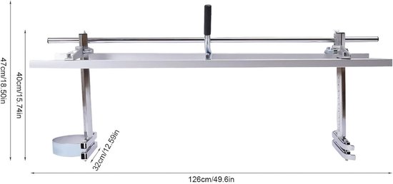 Kettingzaagmolen Zaagwerk - Mobiel Zaagblad - Hout Zagen - Verstelbare Hoogte Breedte - 14-36 Inch - Zilver — afbeelding 5