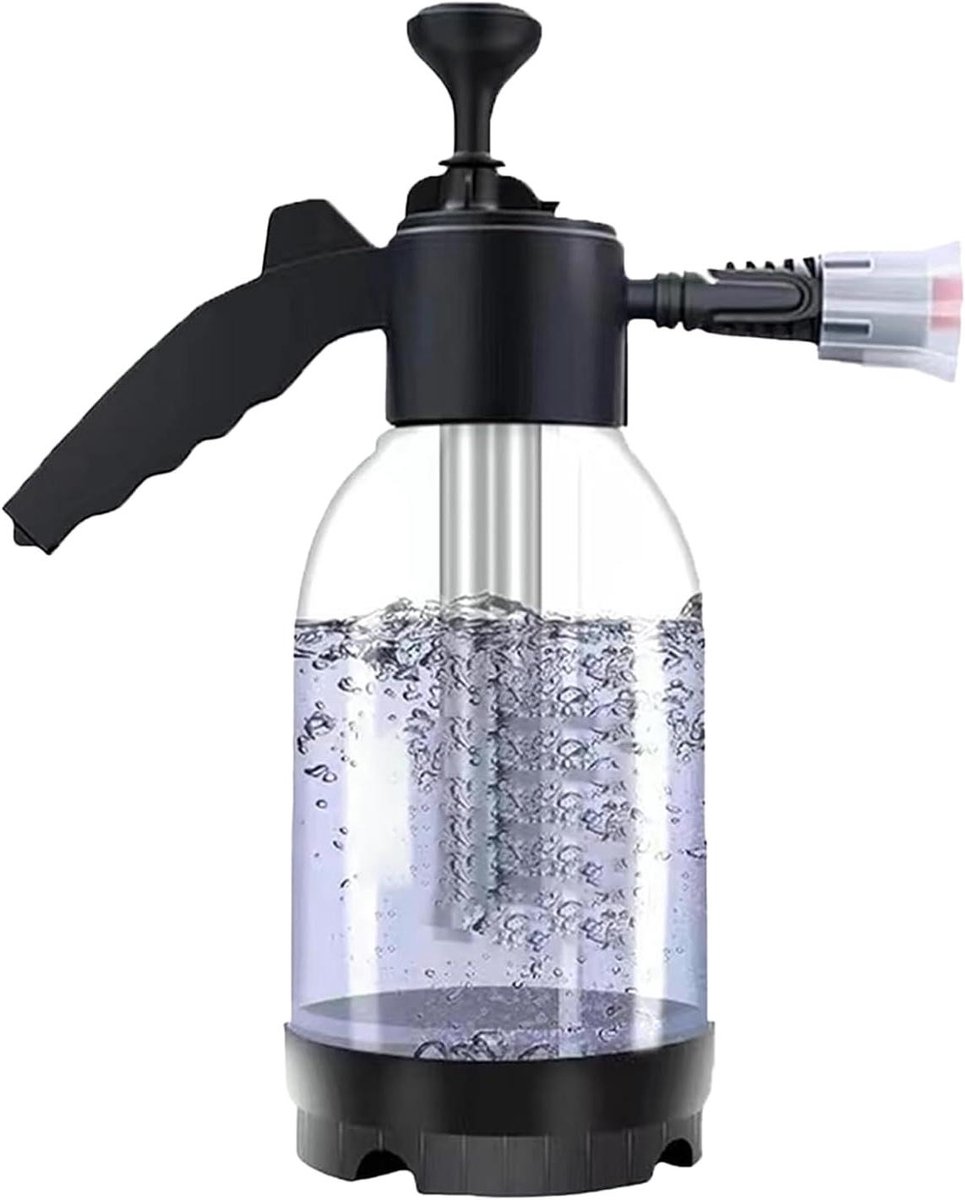 Schuimsproeier - Pompsproeier - Auto reinigen - Efficiënte schuimtoepassing - 2 liter - Transparant