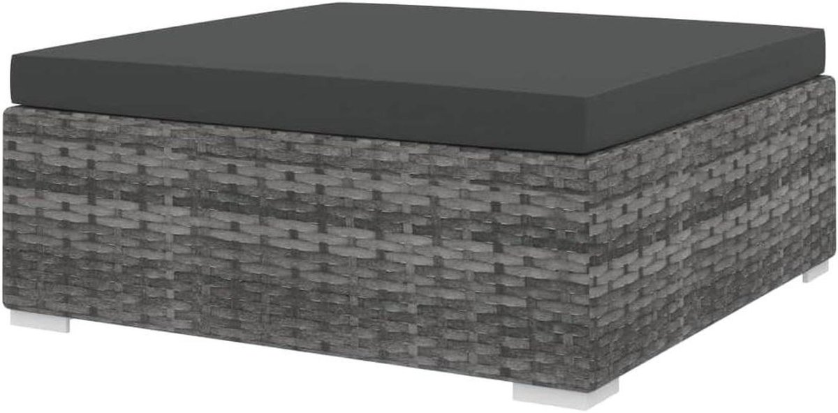 Modulaire Voetenbank - Zitmeubel Buiten - Ontspannen Buiten - Weerbestendig Rotan - 70x70x