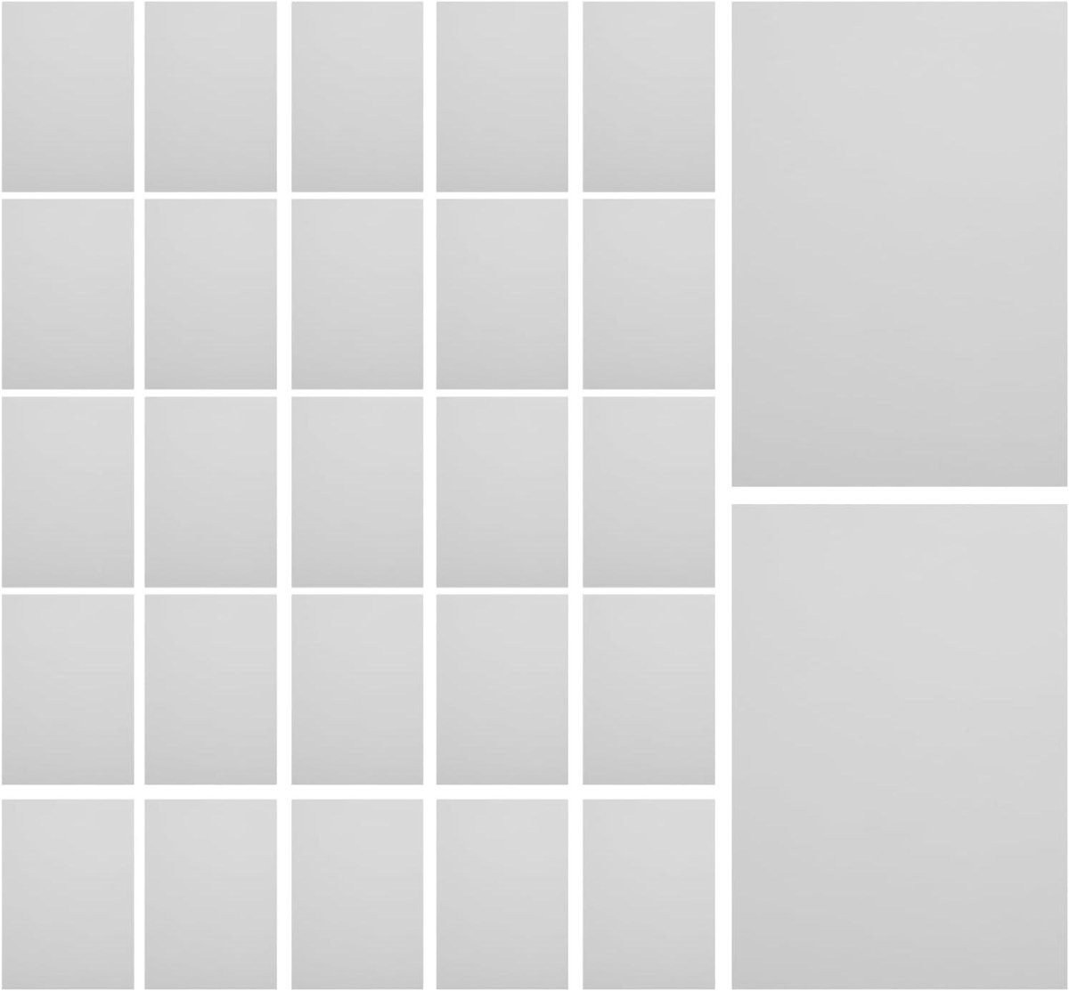 Zelfklevende Vellen - Puzzel Beschermers - Puzzels Bewaren - Sterke Hechtkracht - 10 Vellen - Wit