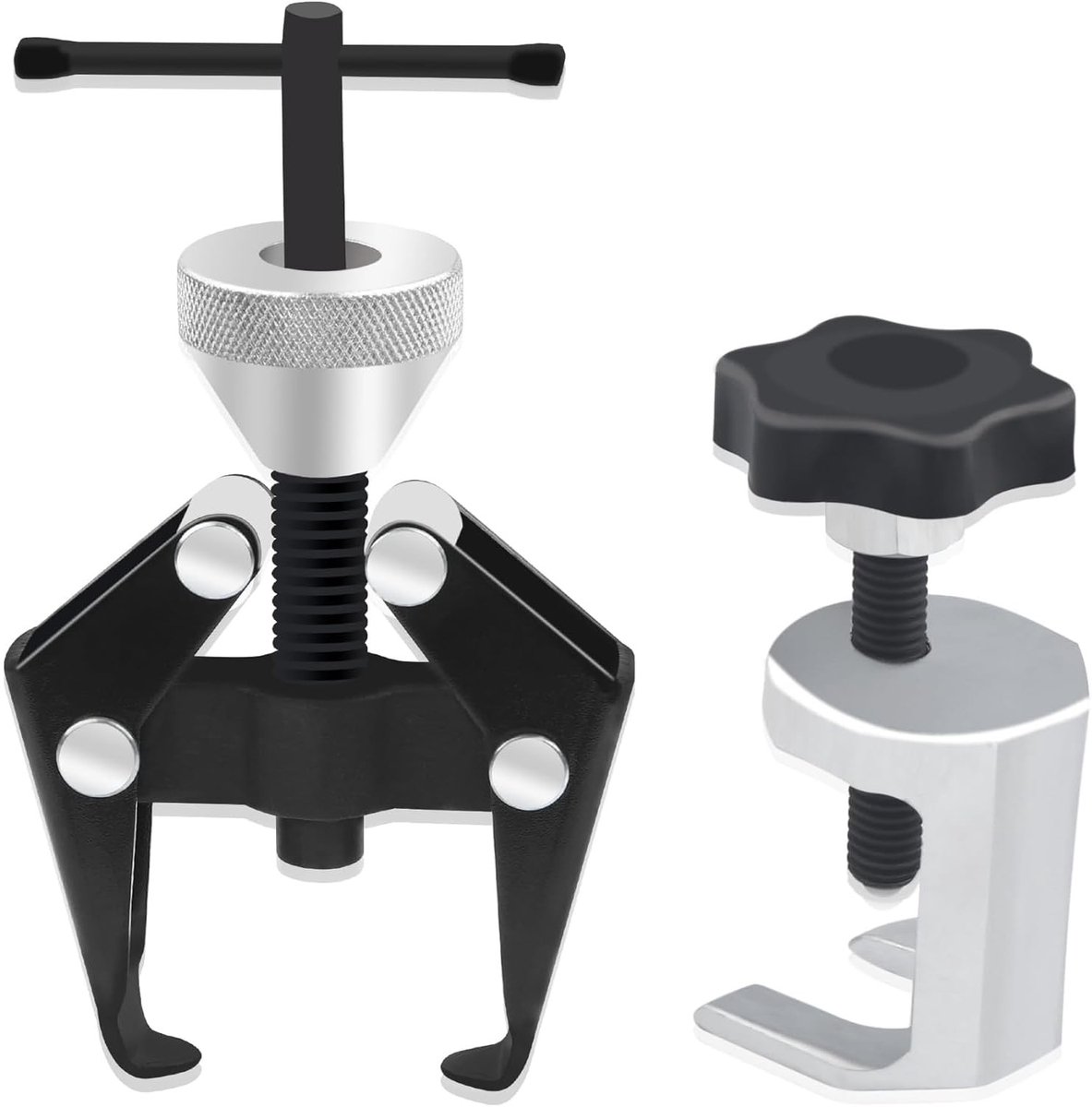 Dailygoods - Dailygoody - Accu Klemmen en Wisserarm Trekker Set - Professioneel Gereedschap - Betrouwbaar en Efficiënt - Voor Auto en Tuin - Geschikt voor Onderhou.