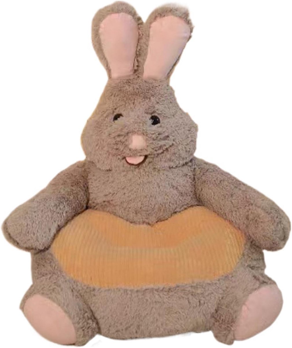 Pluche Stoel - Knuffelstoel Kinderen - Ontspannen Zitten - Zachte Pluche Textuur - 50x45x50cm - Meerkleurig