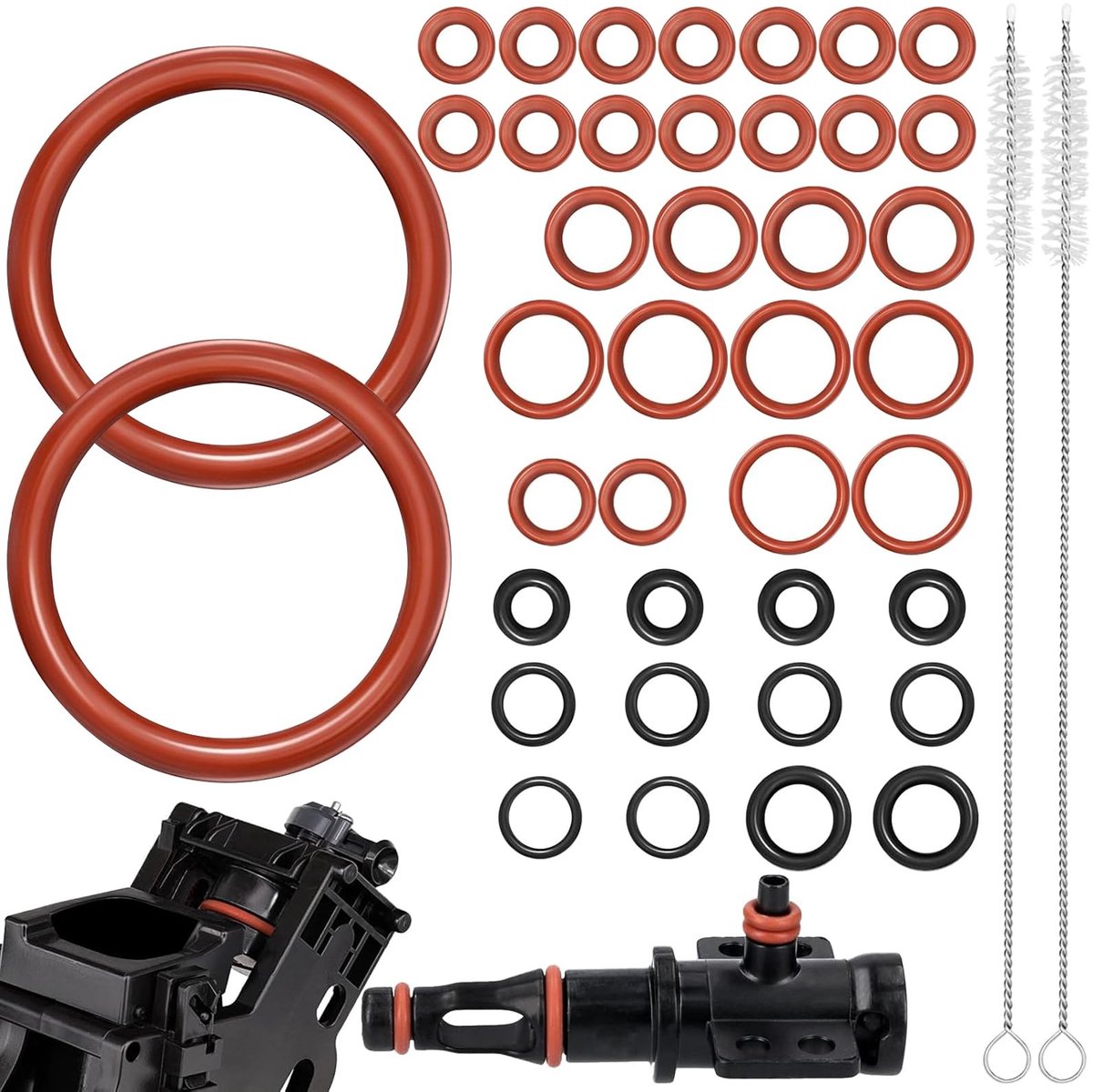 Cosensi Dailygoods Cosensi Dailygoody O-Ringen Onderhoudsset 40 Stuks Hoogwaardige Rubber Vervangingsonderdelen Ondersteuning voor Koffiemachines Geschikt voor