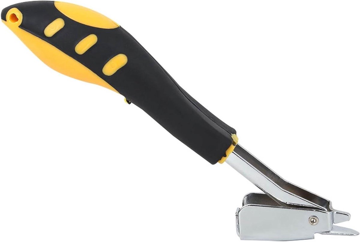 Handmatige Ontnieter - Nietjesverwijderaar - Materiaal Herstellen - Ergonomische Antisliphandgreep - 180 mm - Geel Zwart