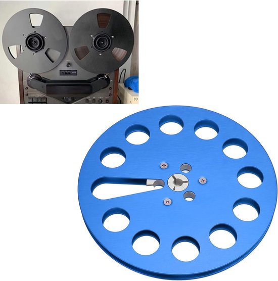 Lege 1/4 7 Inch Tape Reel voor Open Reel Audio-opnames, Universele Geluidsband met 11 Gaten voor Tape Recorders, Ideaal voor Geluidsregistratie en Archivering van Merkloos — afbeelding 4