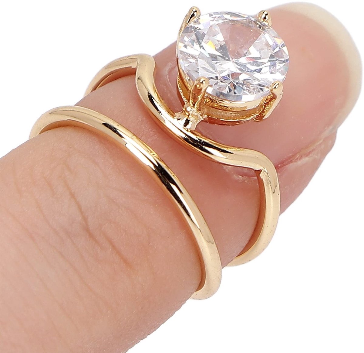 Dailygoods - Strass Vingernagel Ringen voor Nail Art en Feestjes