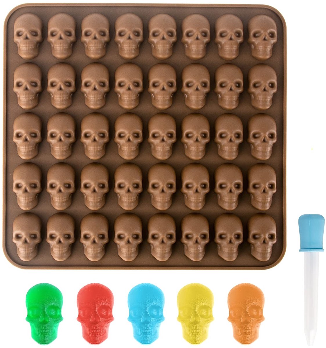 Dailygoods - Siliconen Schedel Mold voor Snoep en Chocolade
