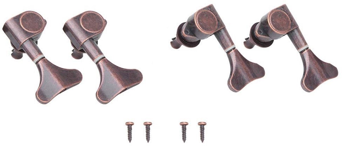 Dailygoods - Set van 4 Tuning Pegs voor Basgitaar