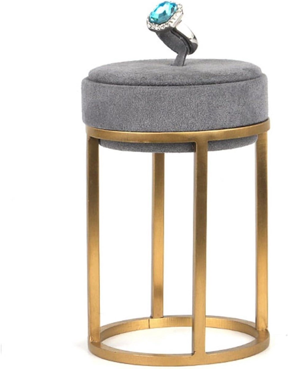 Sieradenhouder Stand - Ring Display - Sieraden Opbergen - Krasvrije Microvezel - Niet Gespecificeerd - Goud
