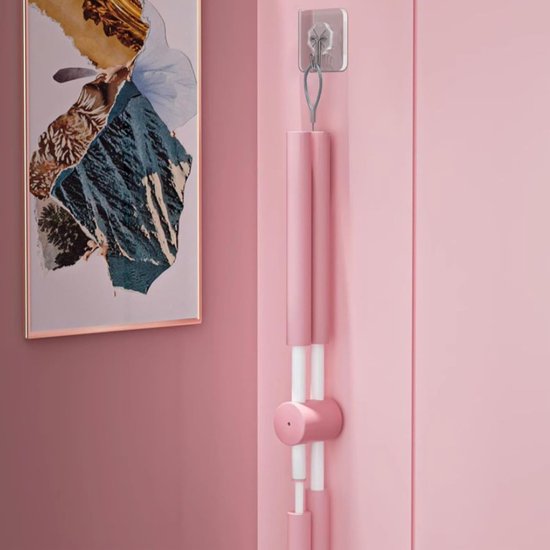 Yoga Stick - Houding Corrector - Rug Nek Stretchen - Verstelbare Lengte - 81 cm - Grijs — afbeelding 5