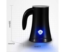 Melkopschuimer - Elektrische opschuimer - Koffie Maken - Automatische uitschakeling - 100 ml schuim - Zwart