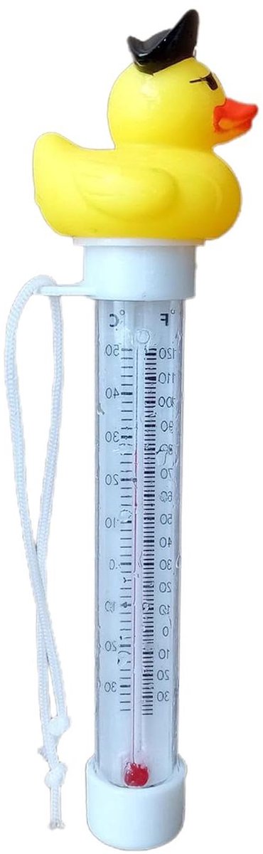 Drijvende Thermometer - Watermeter Zwembad - Water Temperatuur - Onbreekbaar Ontwerp - 20 Centimeter - Eend Vorm
