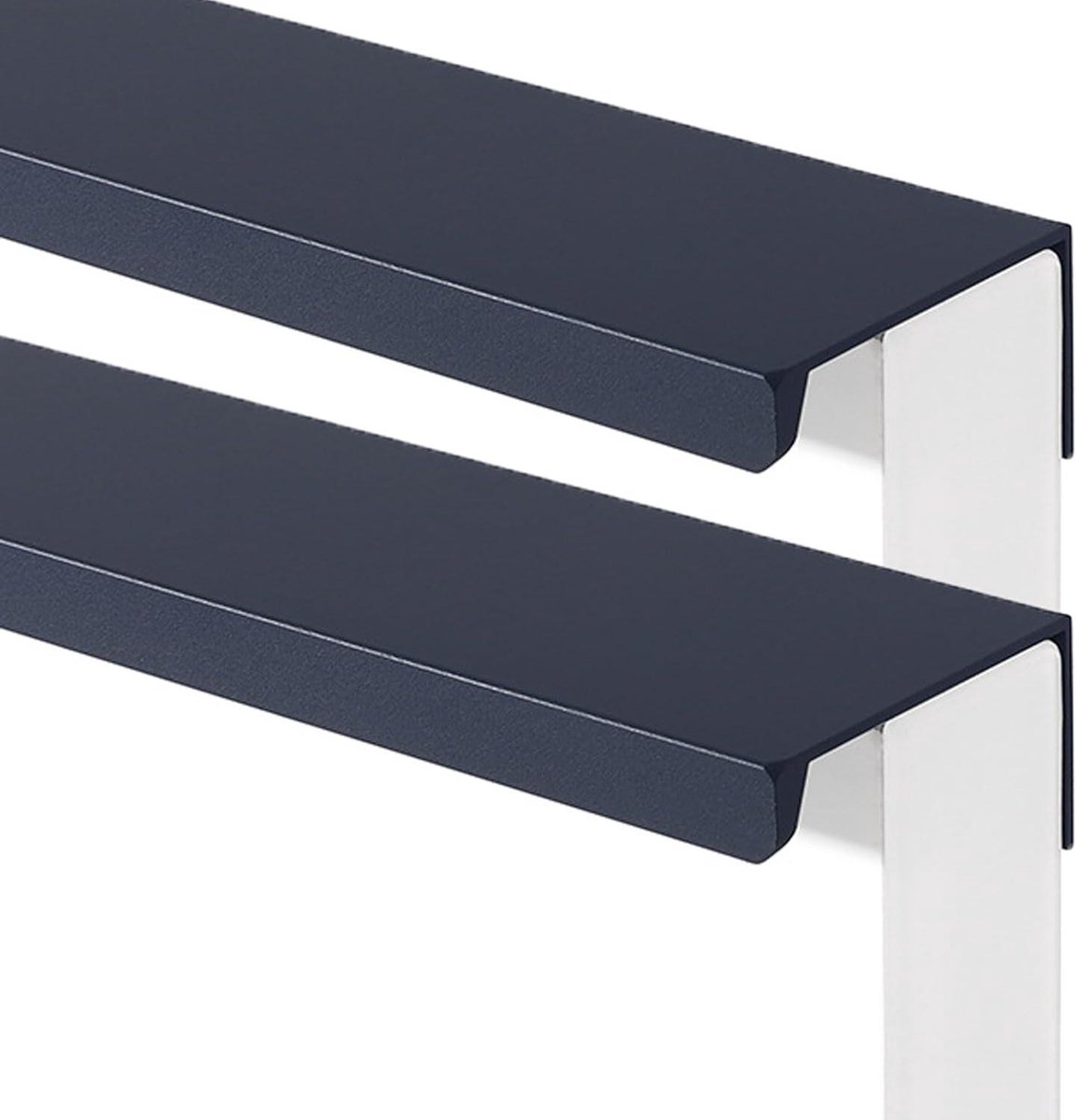 Verborgen Deurklink - Meubelgreep - Kast Deur - Gladde Afwerking - 120mm Lengte - Blauw