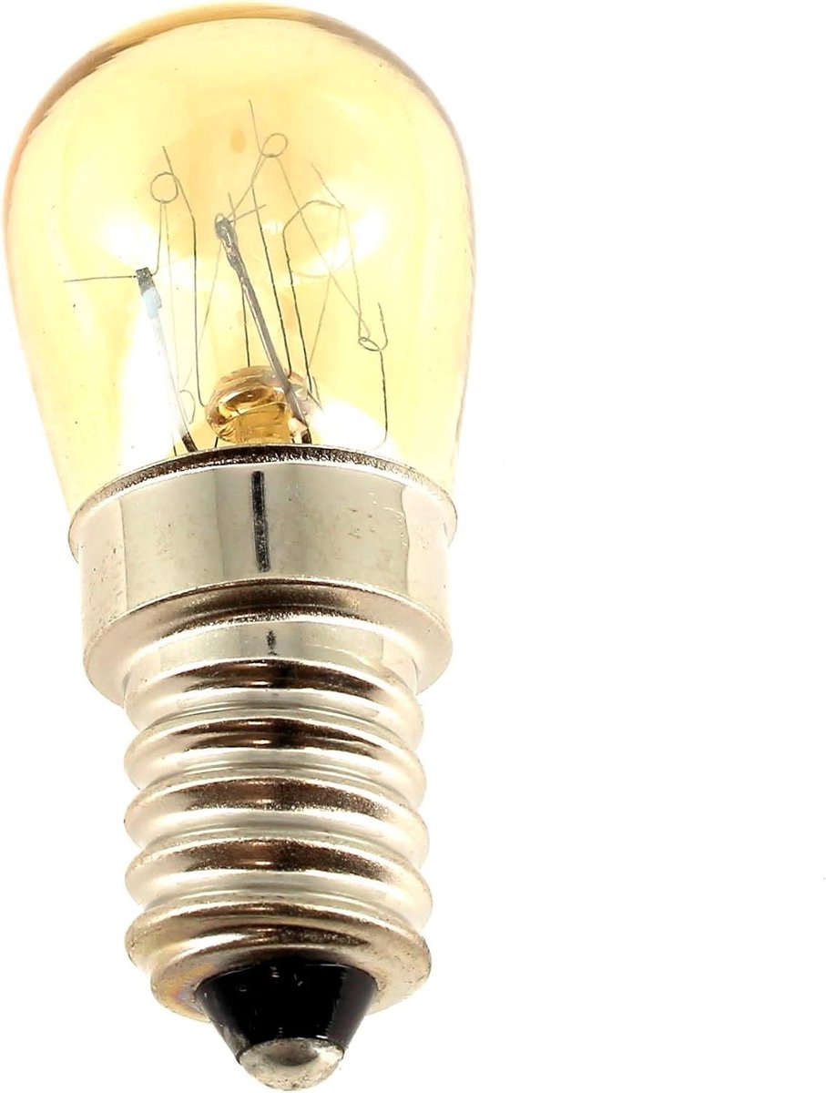Koelkastlamp - Vervanglamp - Verlichting Binnen - 10 Watt E14 - Standaard Fitting - Transparant