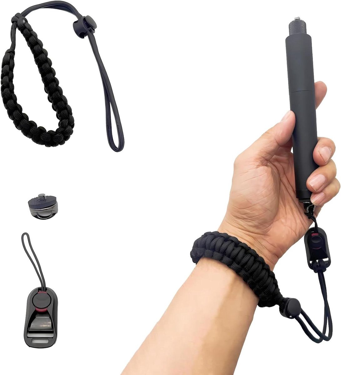 Camera-polsband met snelsluitgesp, Harnois nylon camera compatibel met DSLR of spiegelloze camera's