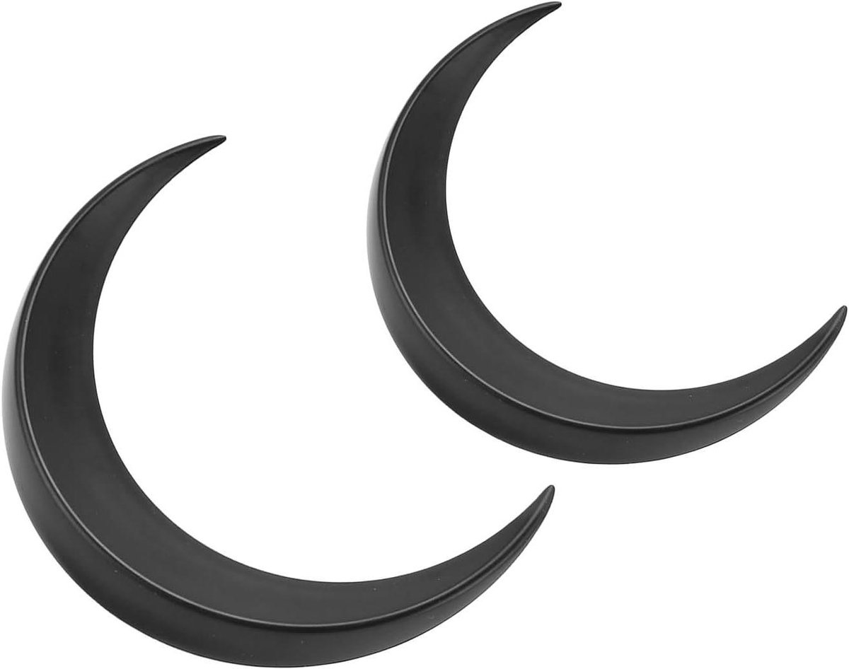 Maan Haarvork - Haaraccessoire Dames - Haar Stijlen - Uniek Maansikkel Ontwerp - 40 gram - Zwart