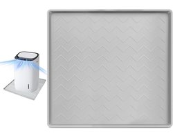 Opvangbak Airco - Lekbak Siliconen - Apparaten Beschermen - Waterdicht Antislip - 55x55 cm - Grijs