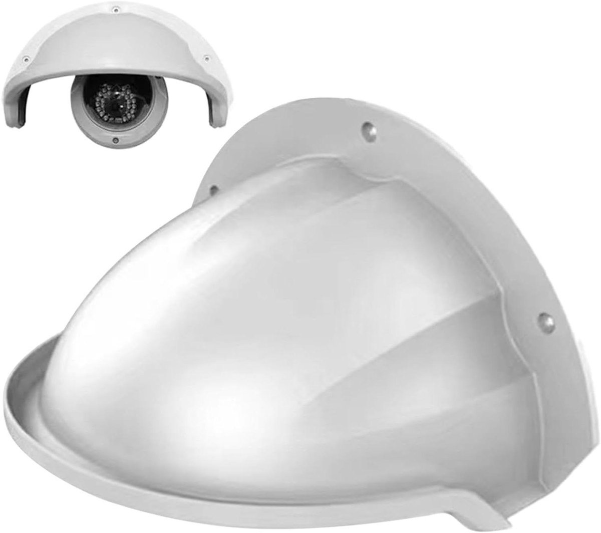 Camera Regenhoes - Camera Schild - Camera Beschermen - Stof en Waterdicht - 30 x 24 cm - Wit