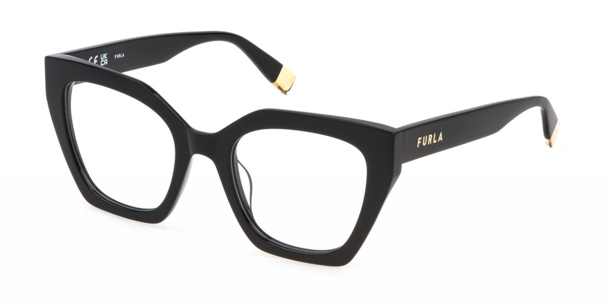 Furla VFU824 Nero lucido 52/21/140 WOMAN Brilmonturen