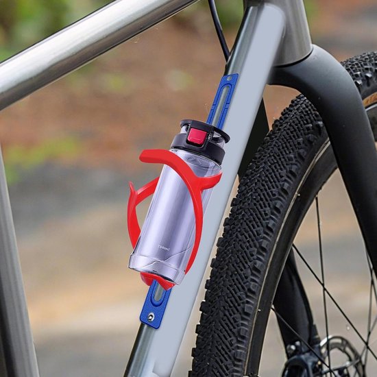 Bidon Houder Adapter - Fiets Montage Verlengstuk - Fietsen Ondersteuning - Snelle Bevestiging - 16 x 6 x 1 cm — afbeelding 4