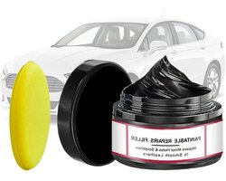 Kunststof Restaurator - Snelpasta Krasverwijderaar - Auto Interieur Herstel - Langdurige Glans - 50 g - Zwart