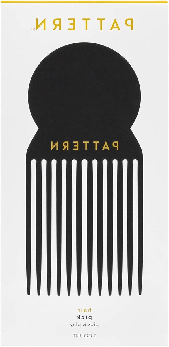 Haarkam Krullen - Volume Kam - Haar Stylen - Extra Lange Tanden - 8"H x 4.1"W - Zwart