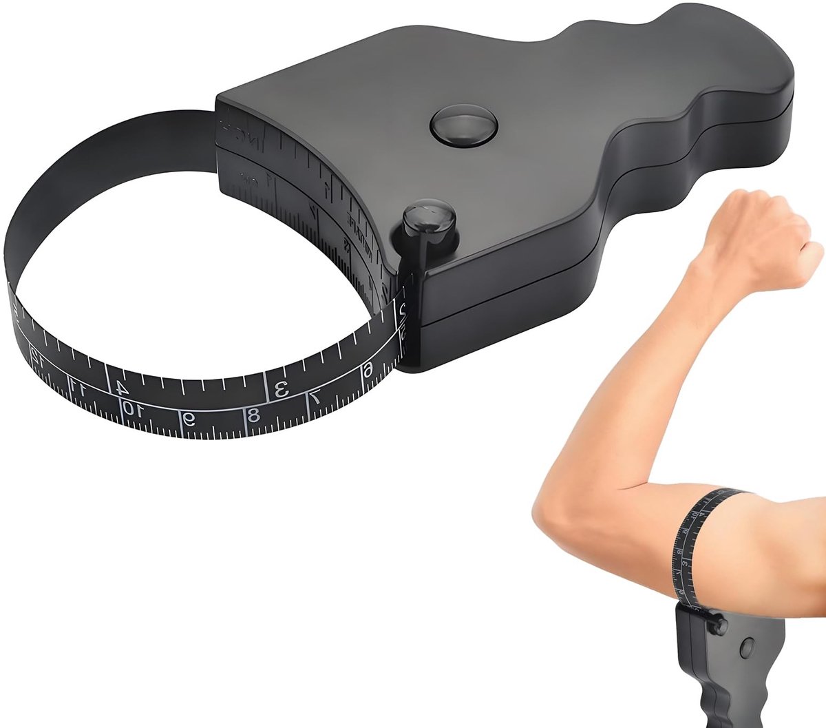 Cosensi - Dailygoods - Dailygoody - Body Tape Measure - Dubbelzijdig Meetlint - Perfect voor Lichaamsmetingen - 150cm - Handig voor Gewichtsverlies - Ideaal voor Precis