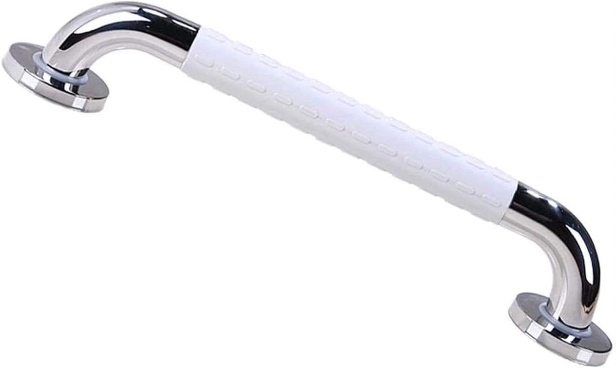 Veiligheidsgreep - Douchesteun - Extra stabiliteit - Antislip nylon buis - 30-88 cm - Wit/Geel