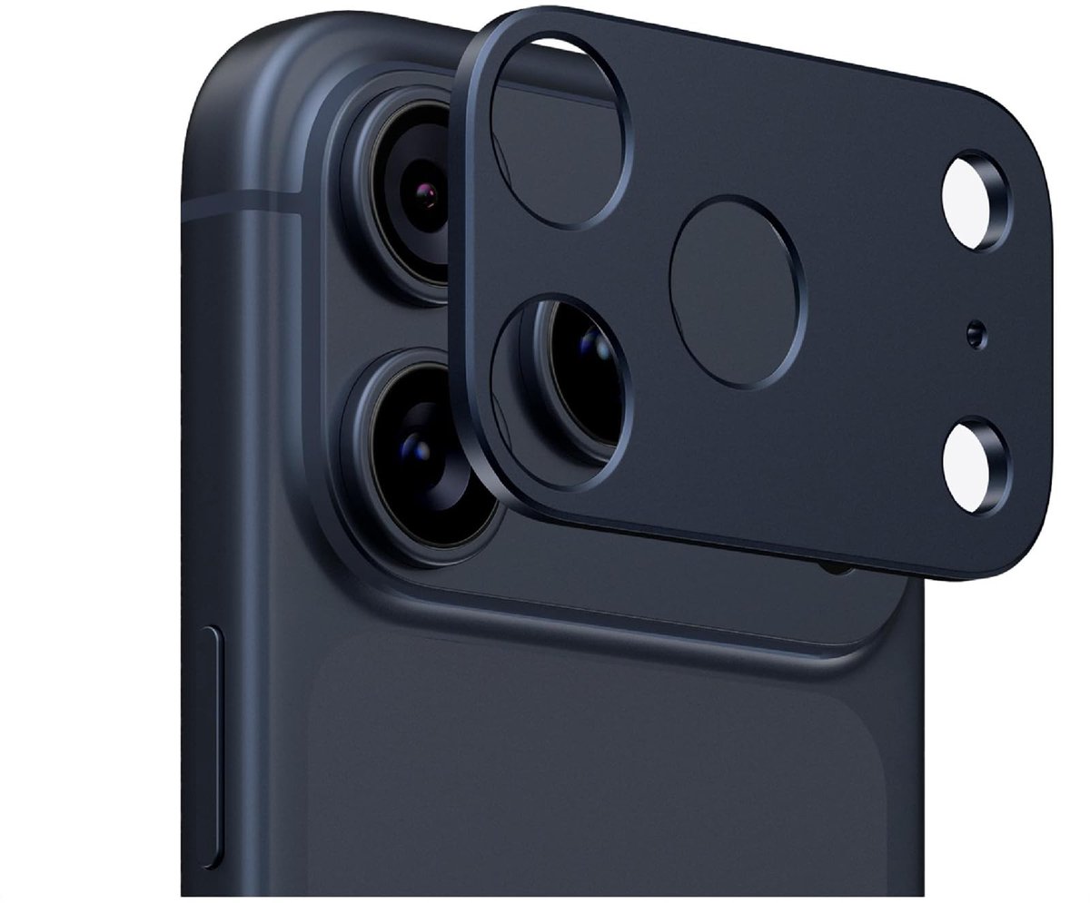 Dailygoods - Metalen Achtercamerabescherming voor iPhone 17 Pro, 2 Stuks