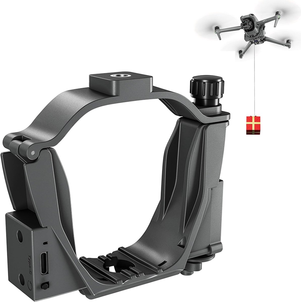 Dailygoods - Cosensi - Airdrop-systeem voor DJI Air 3 met Oplaadkabel
