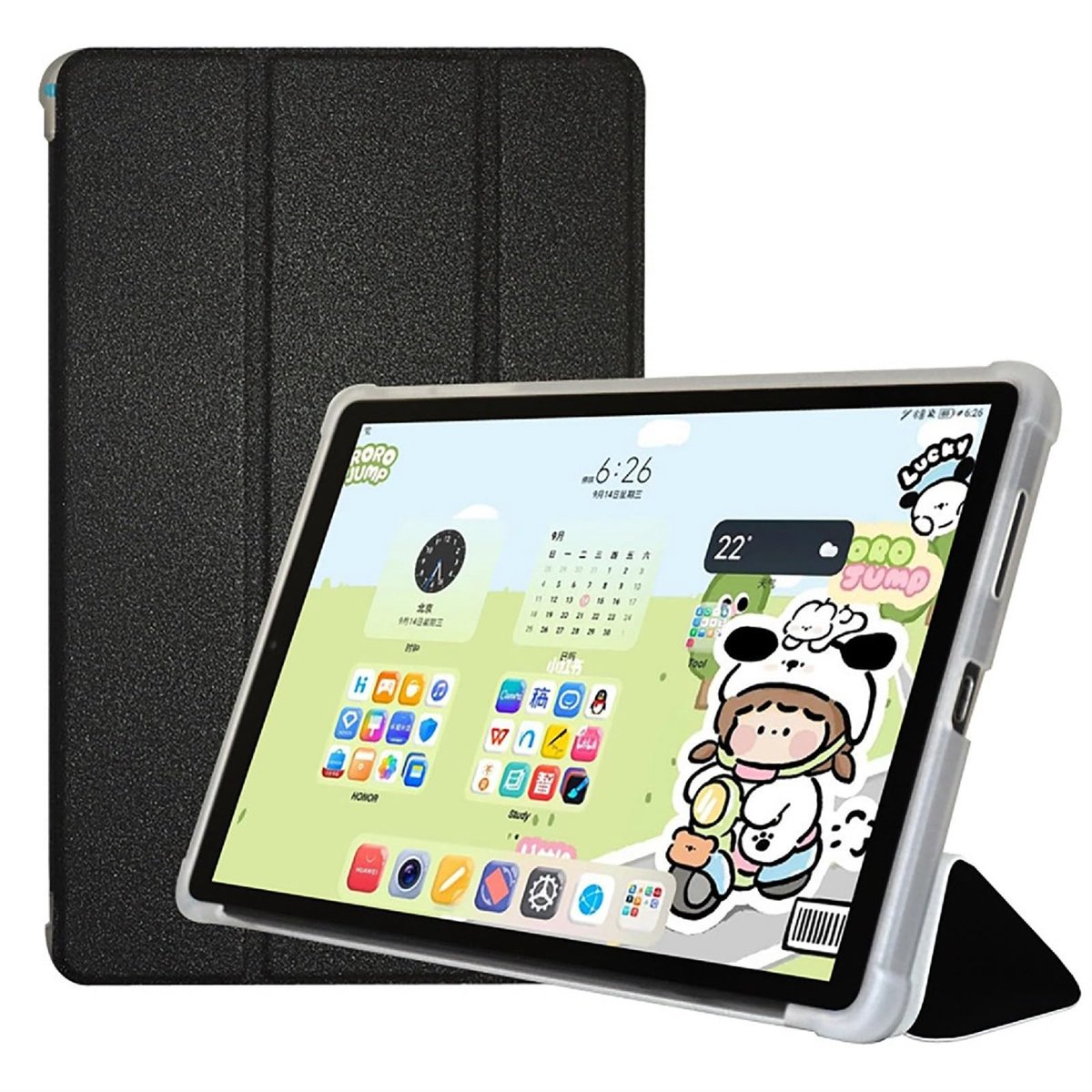 Dailygoods - Flip Case voor Alldocube iPlay 70 Pro, Zachte Siliconen Hoes