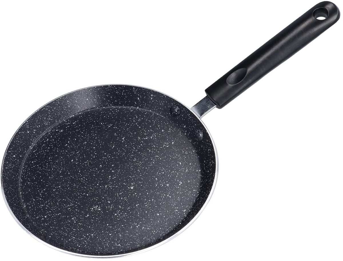 Dailygoods - 7 Inch Anti-aanbak Crêpe Pan voor Pannenkoeken en Omeletten