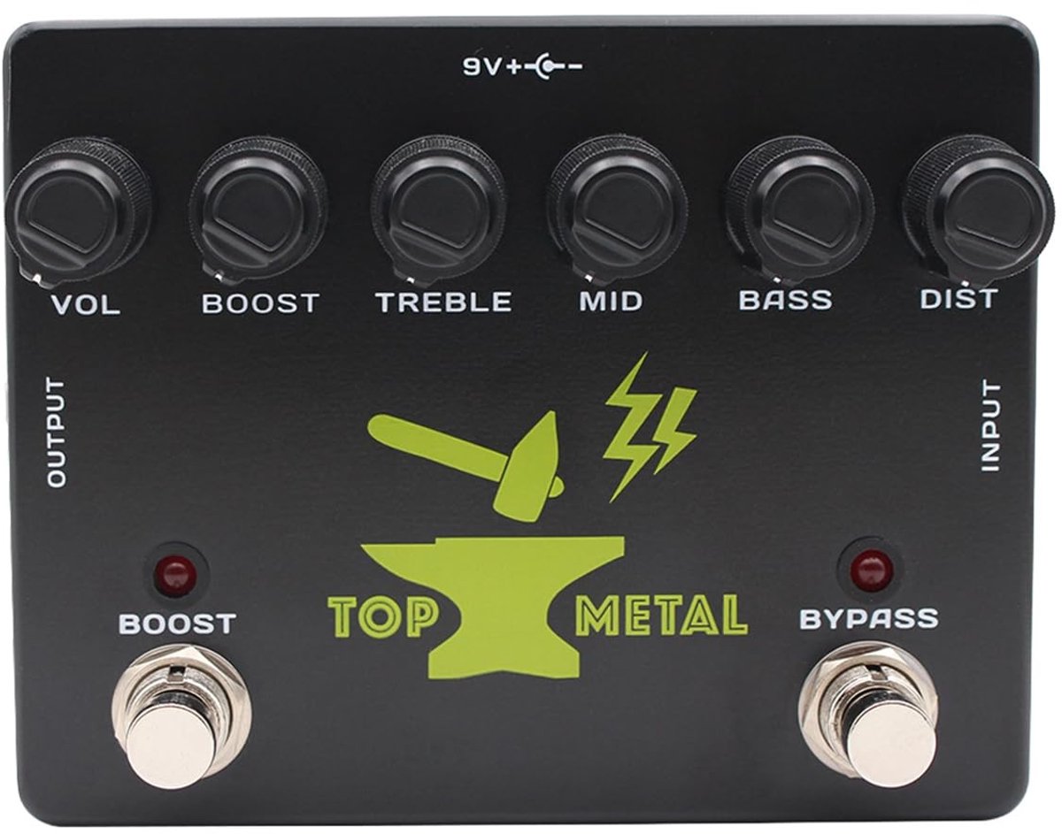 Dailygoods - Heavy Metal Distortion Guitar Pedal met 3-Bands EQ