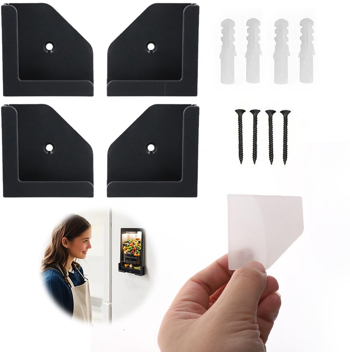 Dailygoods - Universele Wandhouder voor Smartphones en Tablets