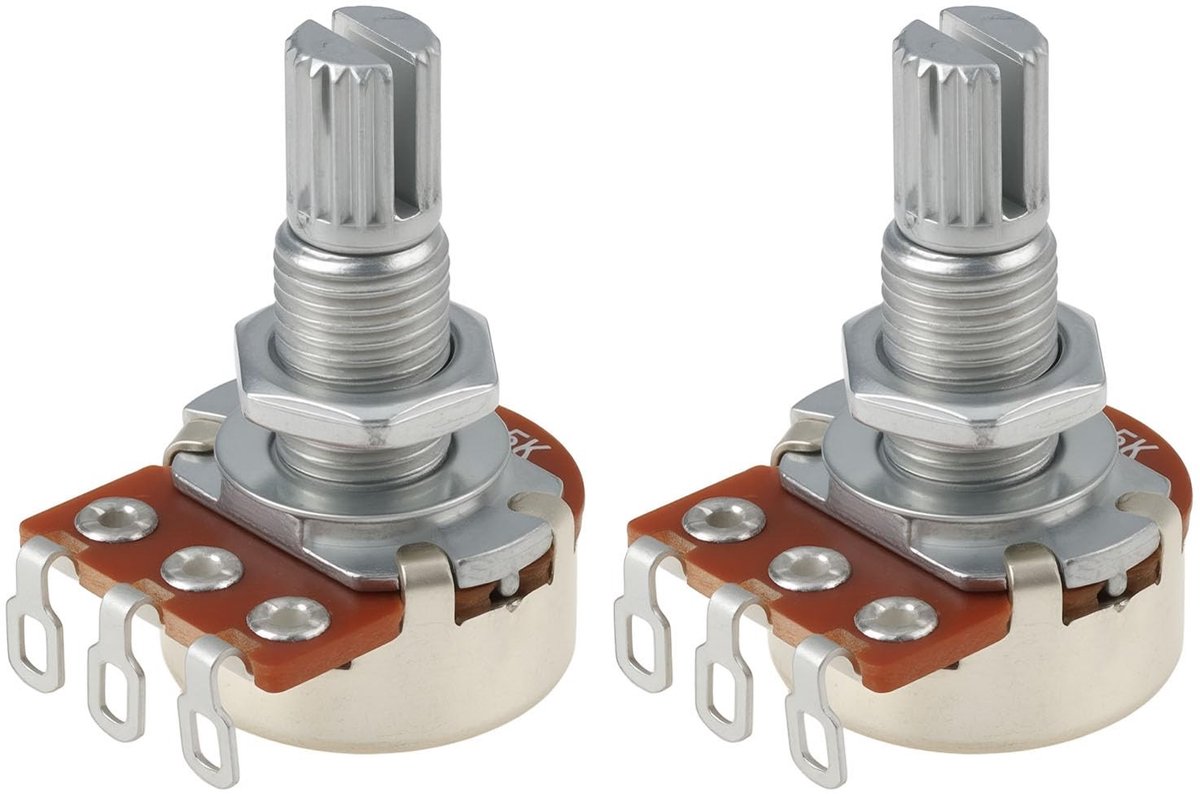 Dailygoods - Gitaar Potentiometer A25K 18mm voor Volume en Toonregeling