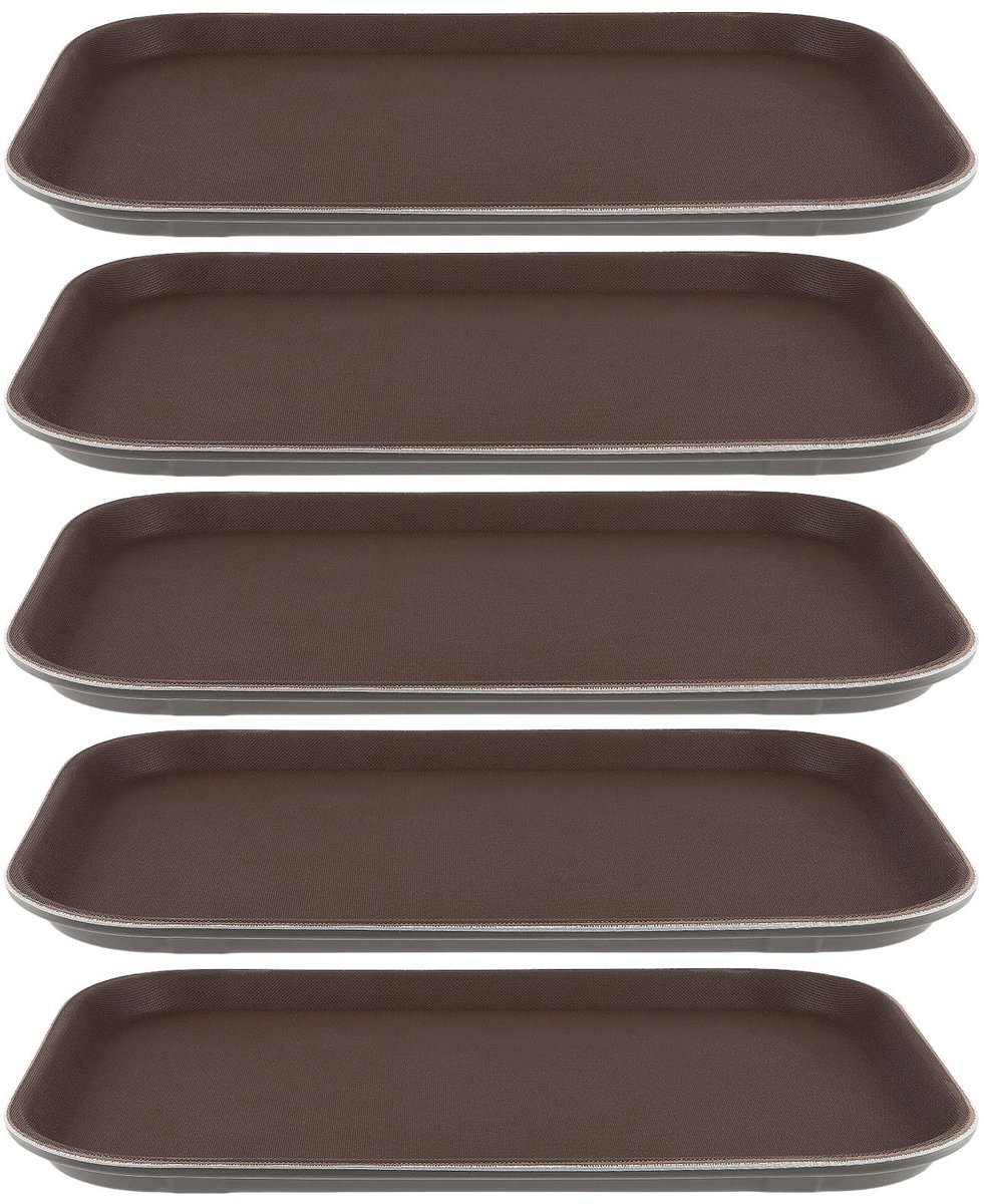 Dailygoods - Set van 5 Antislip Dienbladen voor Keuken en Restaurant