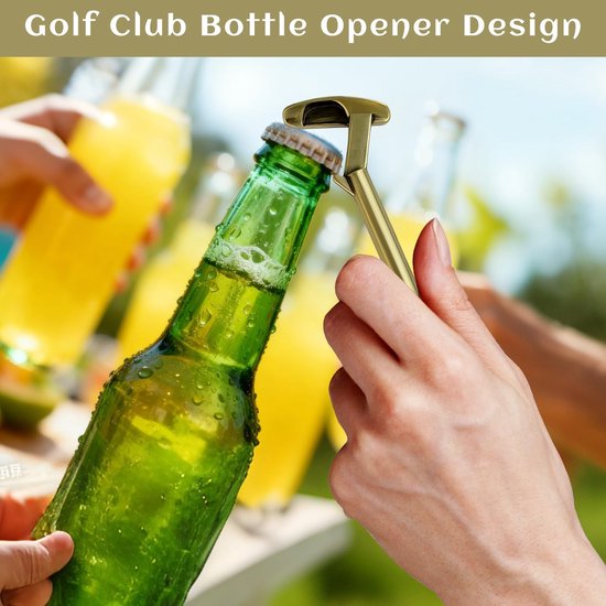 Golf Bottle Opener - Grappige Golf Cadeaus voor Mannen - Unieke Golf Accessoires voor Feesten - Bar - Keuken (Cyan Blue Putter) van Merkloos — afbeelding 4