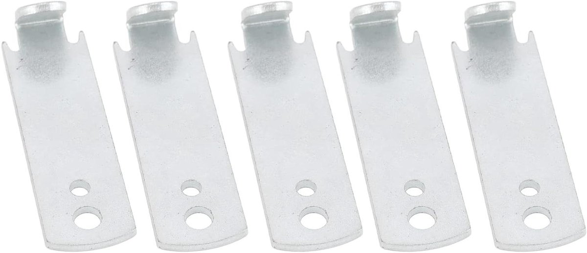 Hek Draad Twisting Tool - Draad Spangereedschap - Hekwerk Reparatie - Roestbestendig Staal - 5 stuks - Zilver