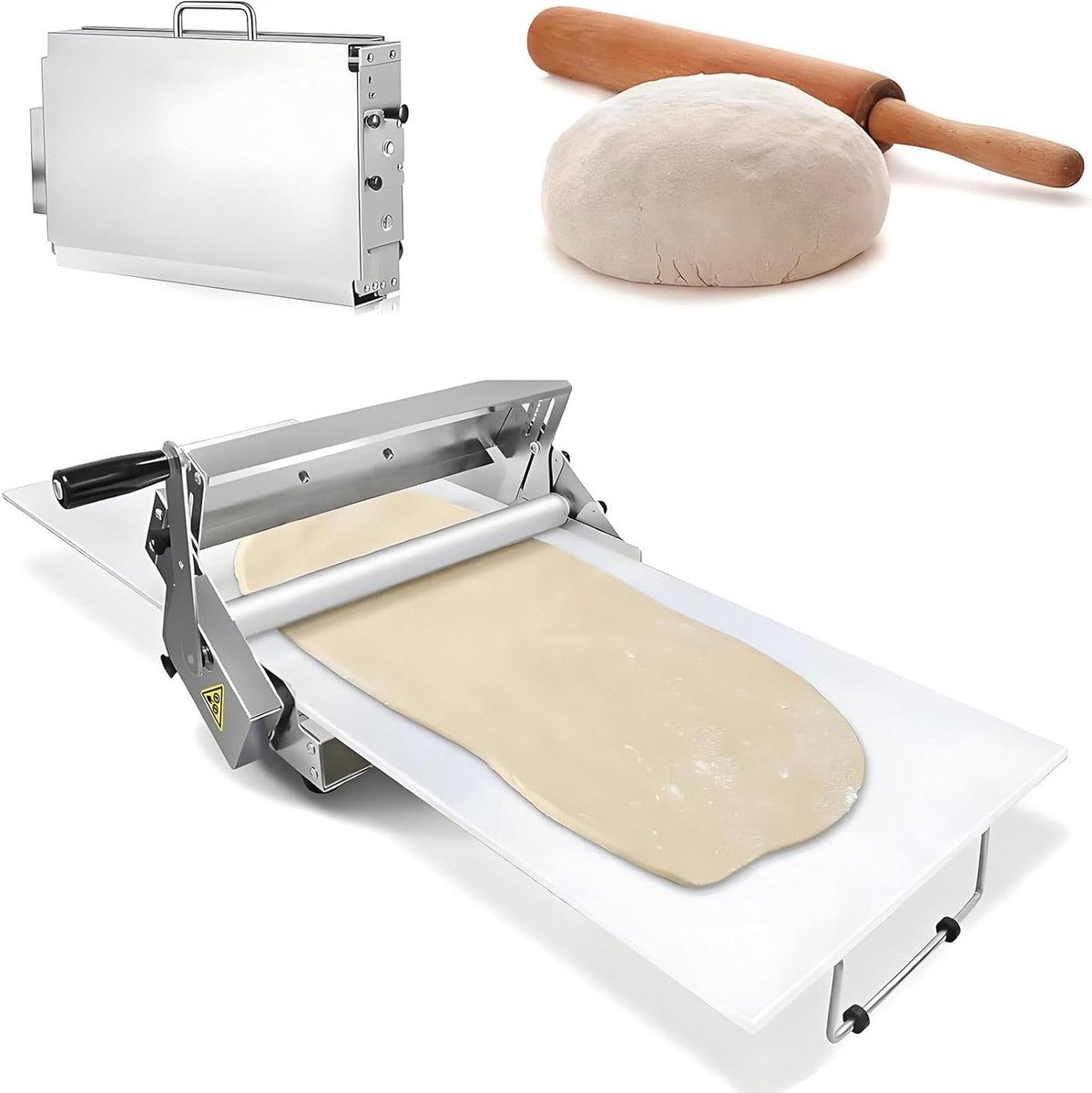 Vouwdeegroller - Handmatige Deegmachine - Bakken en Pasta Maken - 55 Instelbare Diktes - 83x49 cm - Meerkleurig
