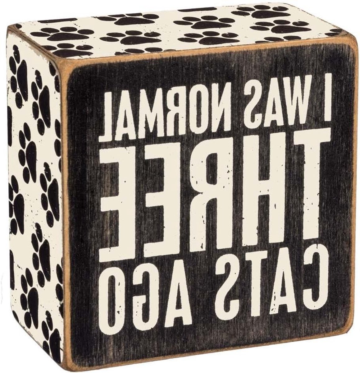 Katten Welkom Bordje - Huisdier Decoratie - Huis Verwelkomen - Traditionele Stijl - 3x3 inch - Zwart