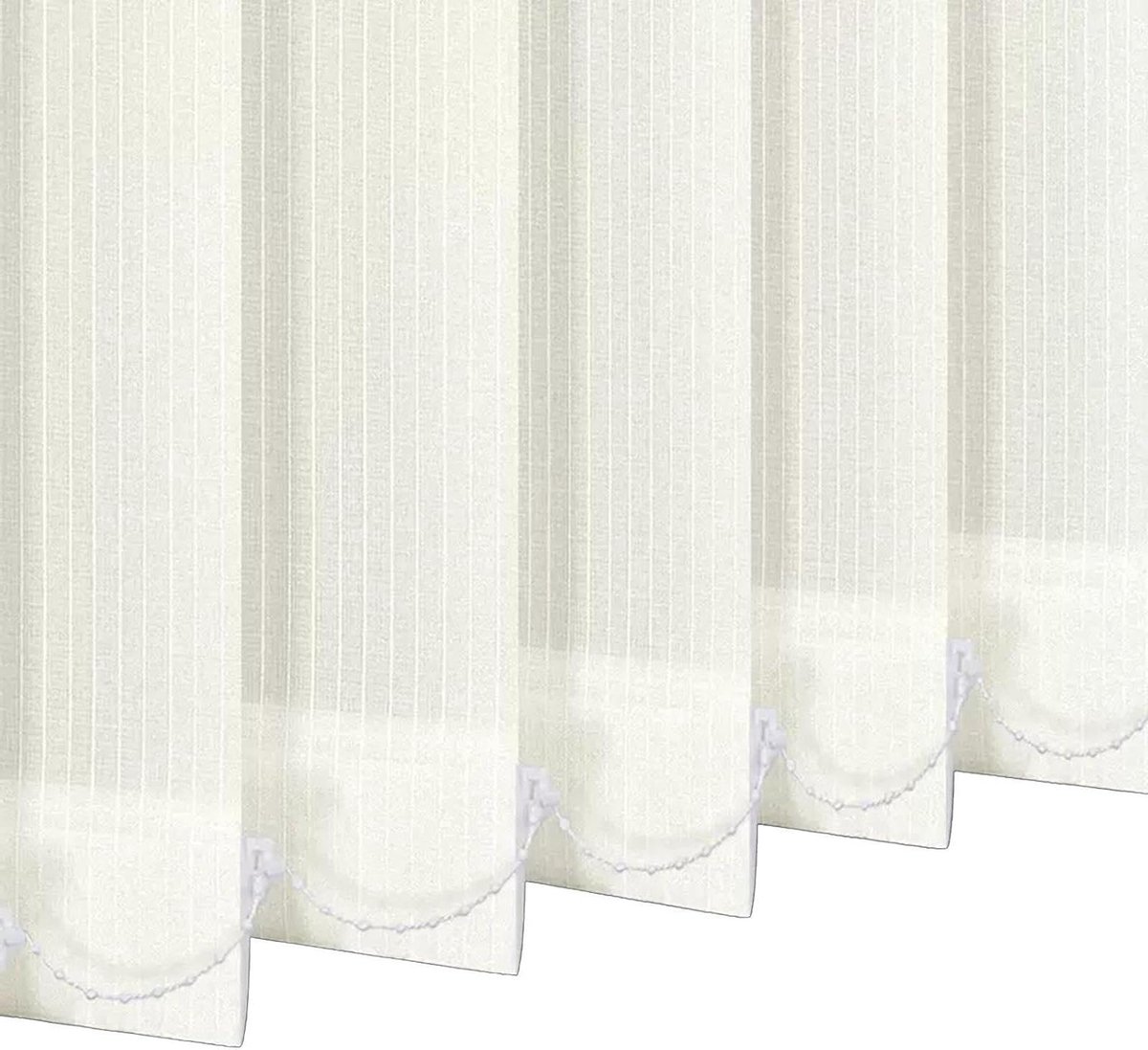 Verticale Jaloezieën Lamellen - Raamdecoratie Gordijn - Licht en Privacy Regelen - Vrij Draaibare Lamellen - 9.8cm Breed - Grijs